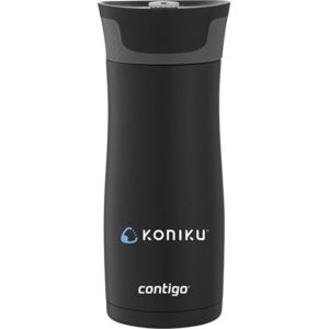 Promotional Drinkware: 2.) 16 oz. Contigo West Loop 2.0 - Matte Black. As low as $19.67 each in bulk order from Brand Spirit Inc.