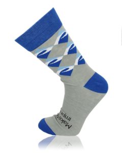 Promotional Political Products: Pantone Matched Jacquard Dress Socks. As low as $3.85 each in bulk order from Brand Spirit Inc