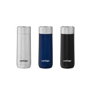 Promotional Tumbler with foil stamps: 16 Oz Contigo luxe - Licorice. As low as $23.42 each in bulk order from Brand Spirit Inc.