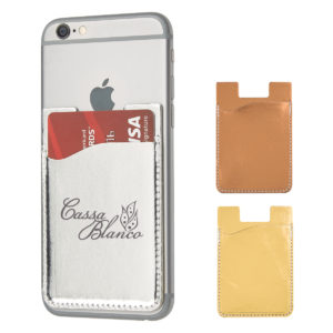 Trendy Phone Accessories: Metallic Phone Wallet. As low as $1.50 each in bulk order from Brand Spirit Inc.