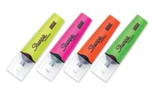 Promotional Desktop Items: Sharpie Clear View Highlighter. As low as $1.98 each in bulk order from Brand Spirit Inc.