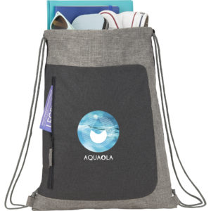 Trade Show Promotional Products: Reclaim Recycled Drawstring Bag. As low as $8.42 each in bulk order from Brand Spirit Inc.