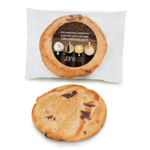 Custom Gourmet Cookies with logo labels: Chocolate Chunk Cookie. Order in bulk from Brand Spirit Inc.