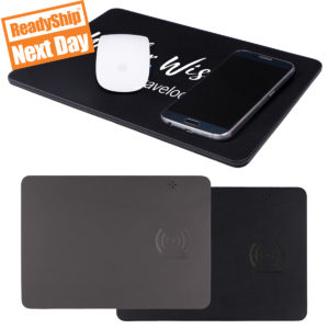 Business Gift Idea with Logo Imprinting: Qi Mouse Pad. As low as  $18.32 each in bulk order from Brand Spirit.