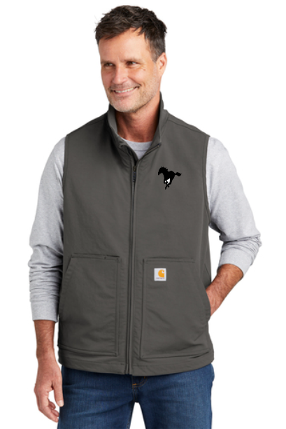 Branded Vest: Carhartt® Super Dux™ Soft Shell Vest with logo embroidery option. Great for Employee Uniforms and Corporate Gifts.