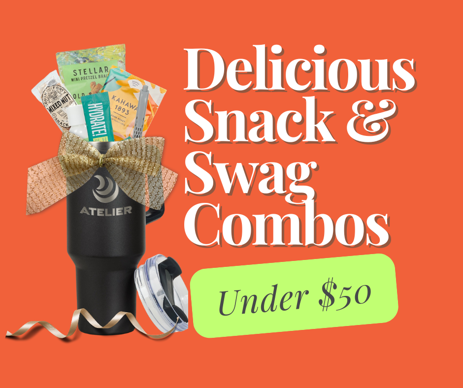 Personalized snack and Swag Combo for Conferences, Meetings, and other events.